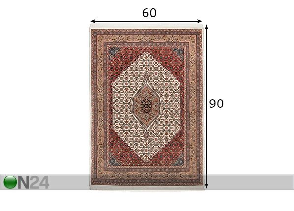 Ковер Benares Bidjar 9 60x90 см размеры
