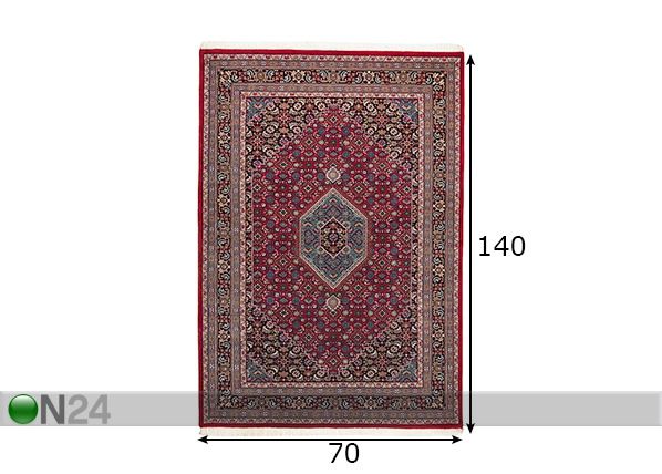 Ковер Benares Bidjar 9 70x140 см размеры