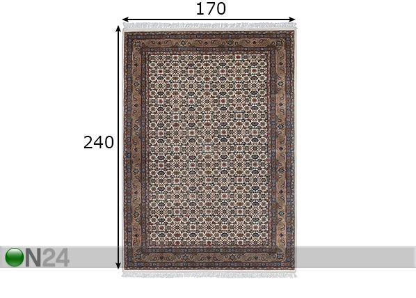 Ковер Benares Herati 170x240 см размеры
