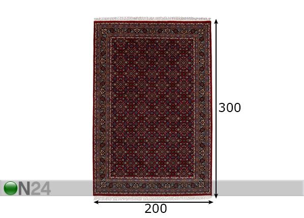 Ковер Benares Herati 200x300 см размеры