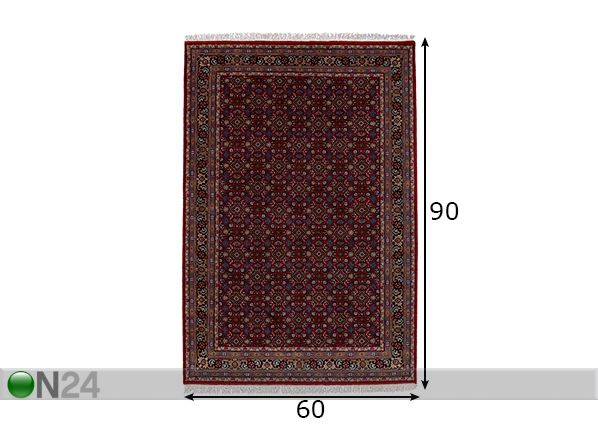 Ковер Benares Herati 60x90 см размеры