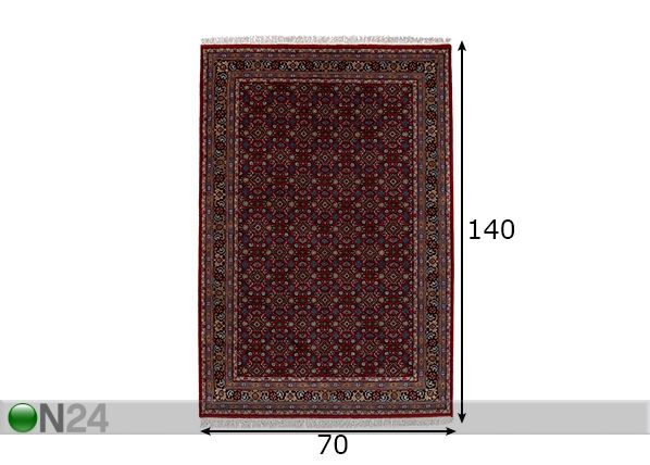 Ковер Benares Herati 70x140 см размеры