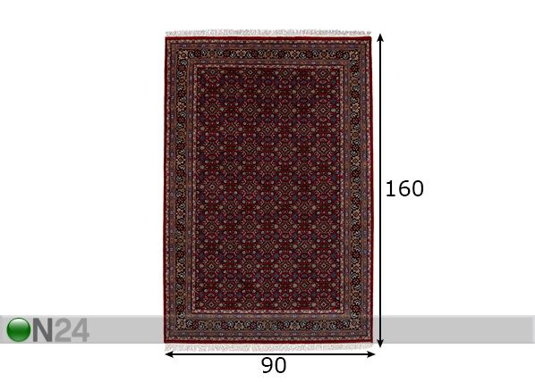 Ковер Benares Herati 90x160 см размеры