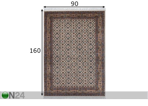 Ковер Benares Herati 90x160 см размеры