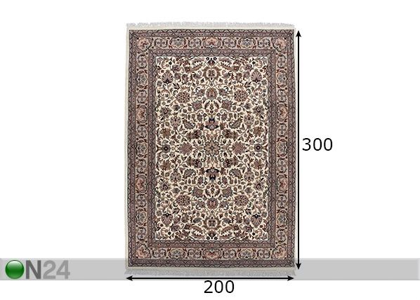 Ковер Benares Isfahan 200x300 см размеры