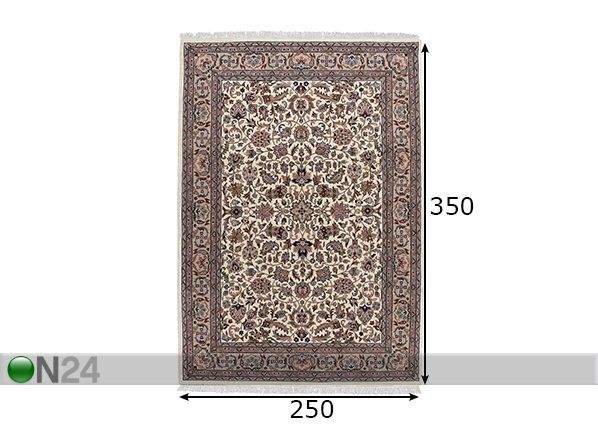 Ковер Benares Isfahan 250x350 см размеры