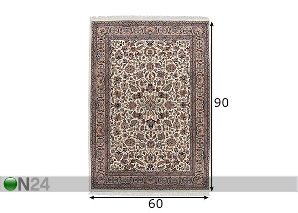 Ковер Benares Isfahan 60x90 см размеры