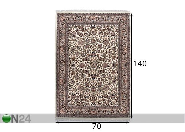 Ковер Benares Isfahan 70x140 см размеры