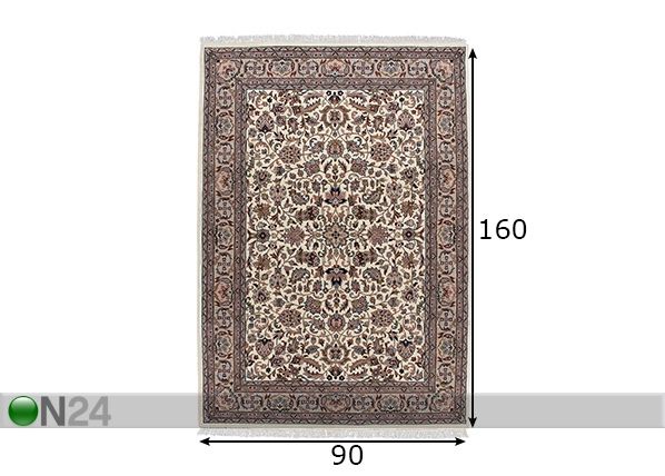 Ковер Benares Isfahan 90x160 см размеры