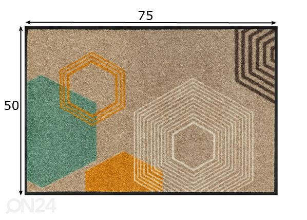 Ковер Callisto 50x75 см размеры