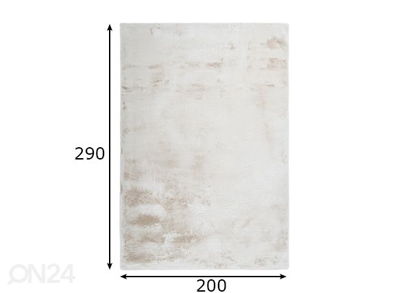 Ковер Emotion Cream 200x290 см размеры