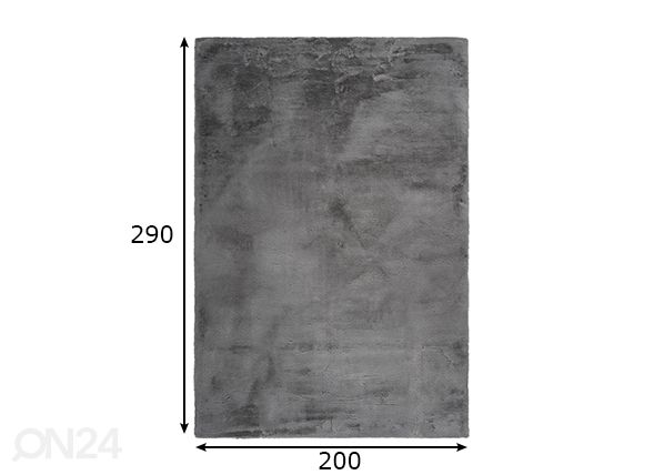 Ковер Emotion Grey 200x290 см размеры