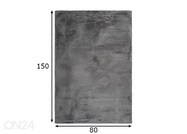 Ковер Emotion Grey 80x150 см размеры