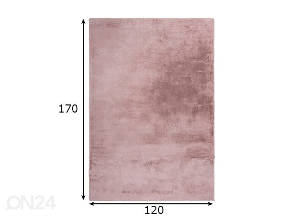 Ковер Emotion Pastel Pink 120x170 см размеры