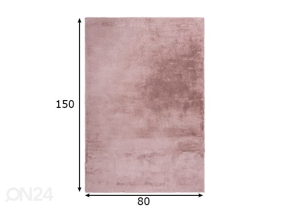 Ковер Emotion Pastel Pink 80x150 см размеры