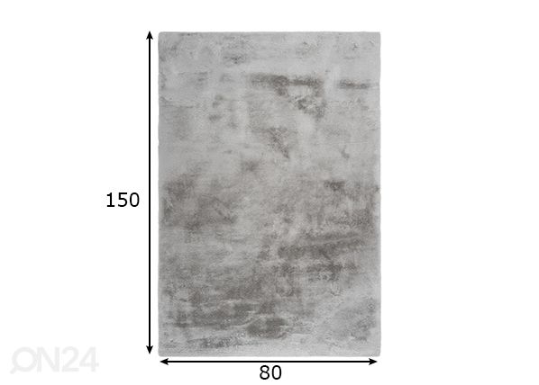 Ковер Emotion Silver 80x150 см размеры