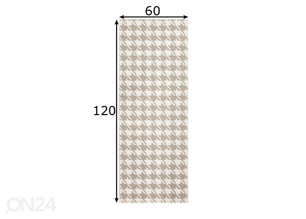Ковер Ennie V6 60x120 см размеры