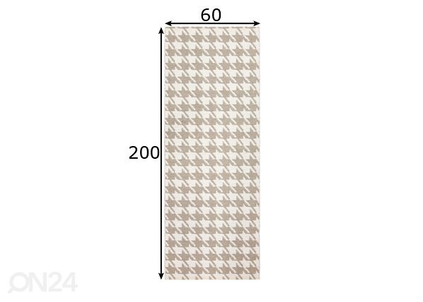 Ковер Ennie V6 60x200 см размеры