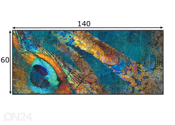 Ковер Exotic Pavo 60x140 см размеры