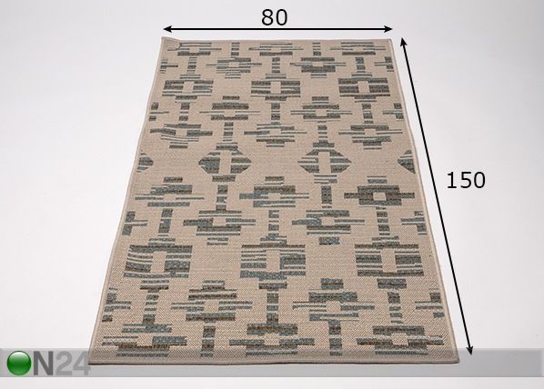 Ковер Flat 80x150 см размеры