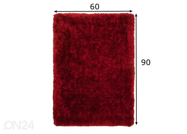 Ковер Flocatic 60x90 cm размеры
