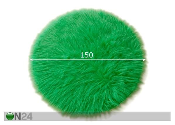 Ковёр Flokati Fluffy Ø 150 см размеры