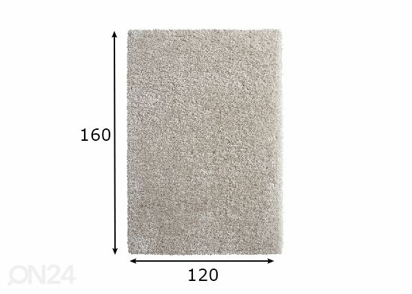 Ковер Floki Beige 120x160 см размеры