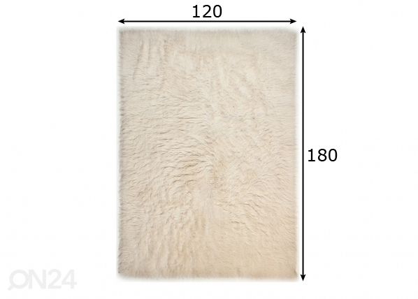 Ковер Flokos 120x180 cm размеры
