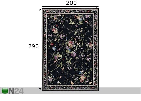 Ковер Flomi Sagrini 200x290 см размеры
