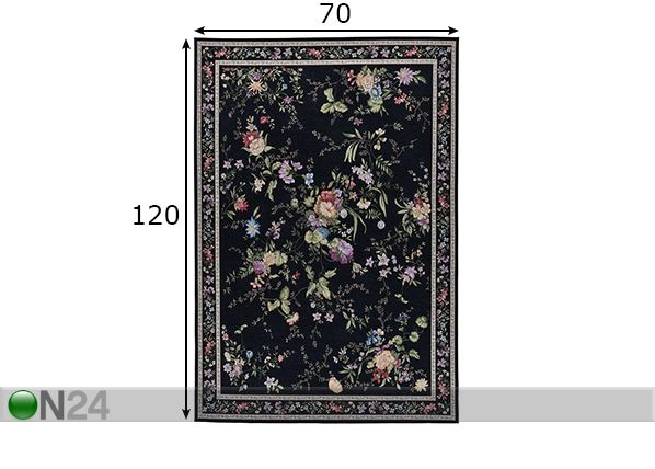 Ковер Flomi Sagrini 70x120 см размеры
