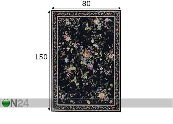 Ковер Flomi Sagrini 80x150 см размеры