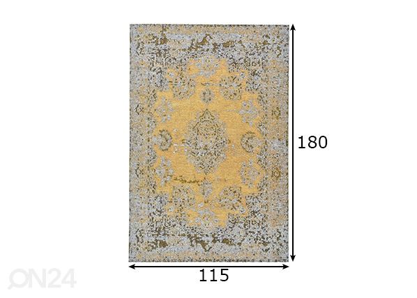 Ковер Funky Orient Kriman 115x180 см размеры