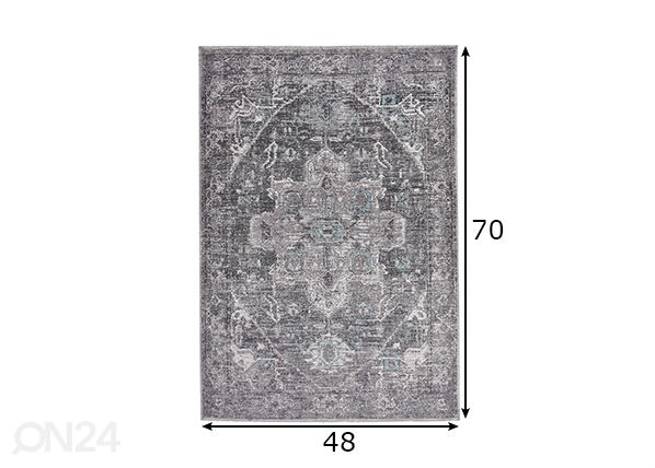 Ковер Funky Orient Tabriz 48x70 см размеры