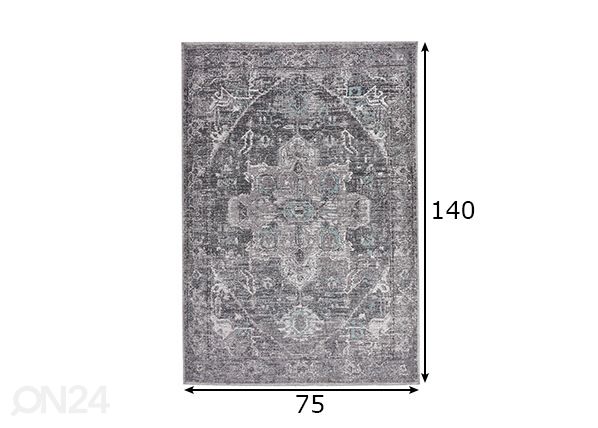 Ковер Funky Orient Tabriz 75x140 см размеры