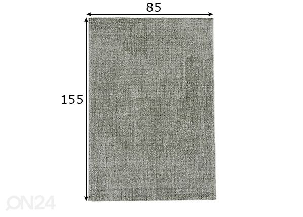Ковер Groove 85x155 см размеры