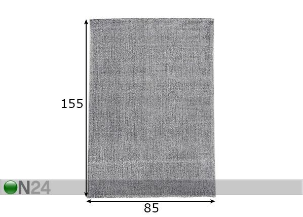 Ковер Groove 85x155 см размеры