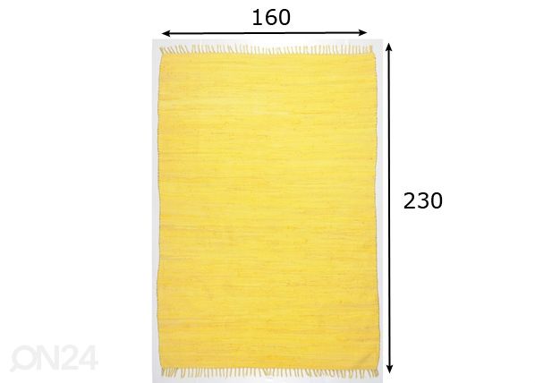 Ковер Happy Cotton 160x230 cm размеры