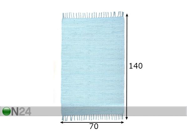 Ковер Happy Cotton Uni 70x140 см размеры