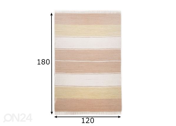 Ковер Happy Design Stripes 120x180 см размеры