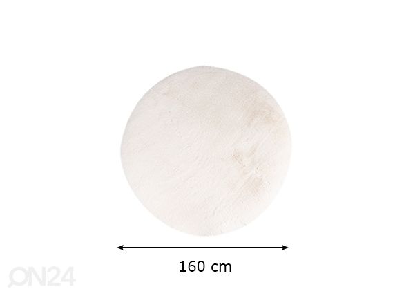 Ковер Heaven Ivory Ø160 см размеры