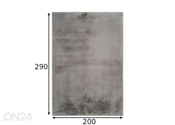 Ковер Heaven Taupe 200x290 cm размеры