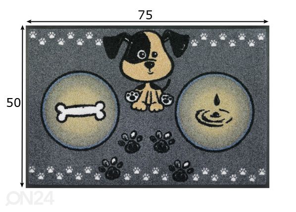Ковер Hundemahlzeit 50x75 cм размеры