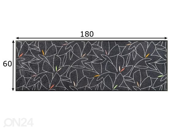 Ковер Linostre 60x180 см размеры