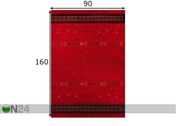 Ковер Lori Dream Gold 90x160 см размеры