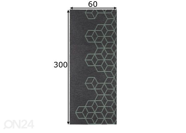 Ковер Maia V3 60x300 см размеры