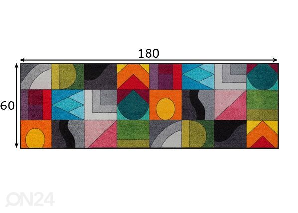 Ковер Momix 60x180 cм размеры