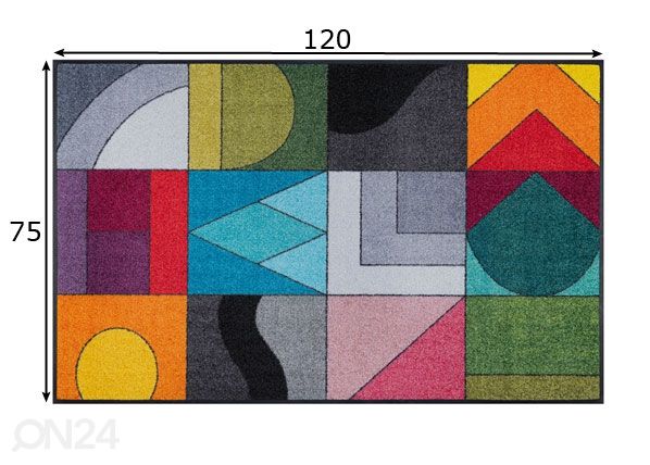 Ковер Momix 75x120 cм размеры