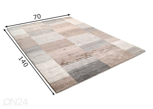 Ковер Montana Luxury 70x140 см размеры
