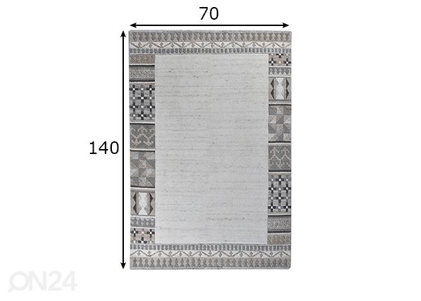 Ковер Nakarta 70x140 см размеры