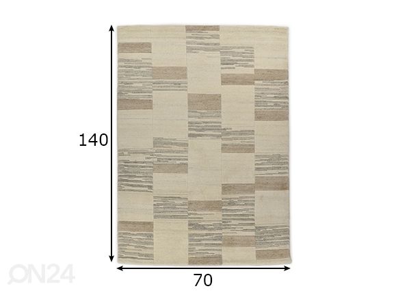 Ковер Nakarta 70x140 см размеры